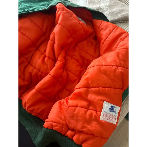 MIAMI HURRICANES STARTER RETRO vintage STYLE JACKET size L in great condition - Picture 5 of 9